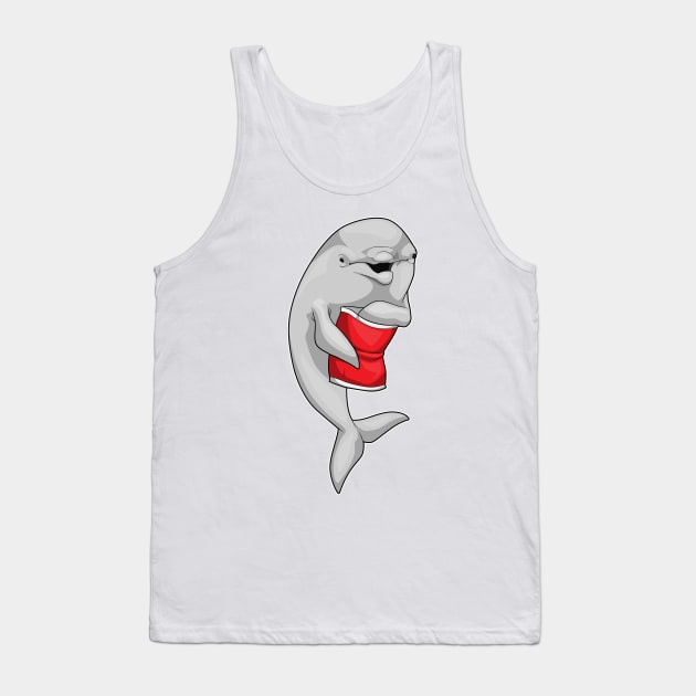 Dolphin Bag of Chips Tank Top by Markus Schnabel